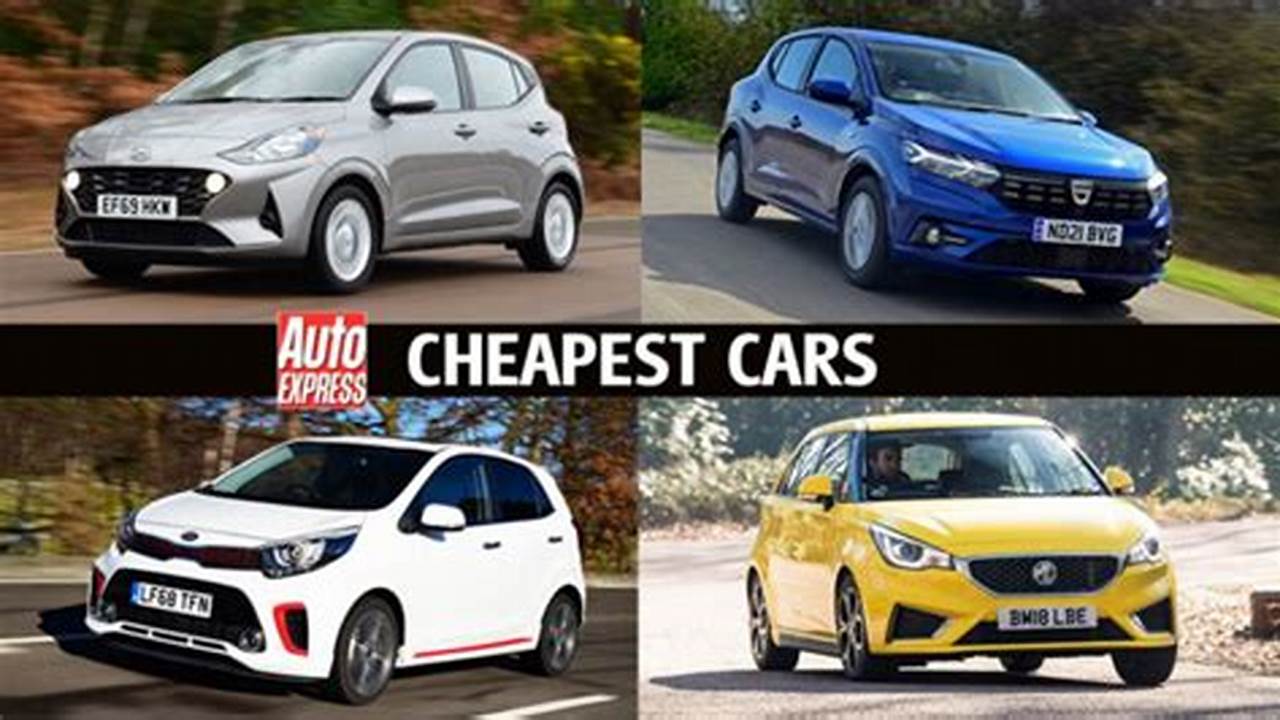 Cheapest New Cars Of 2024