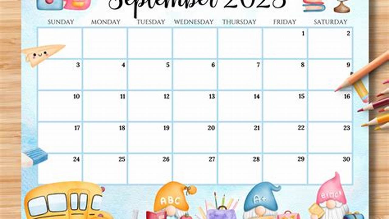 Check Out Our 2023 2024 Editable Printable Calendar, Back To School Planner With Kids Selection For The Very Best In Unique Or Custom, Handmade Pieces From Our Shops., 2024