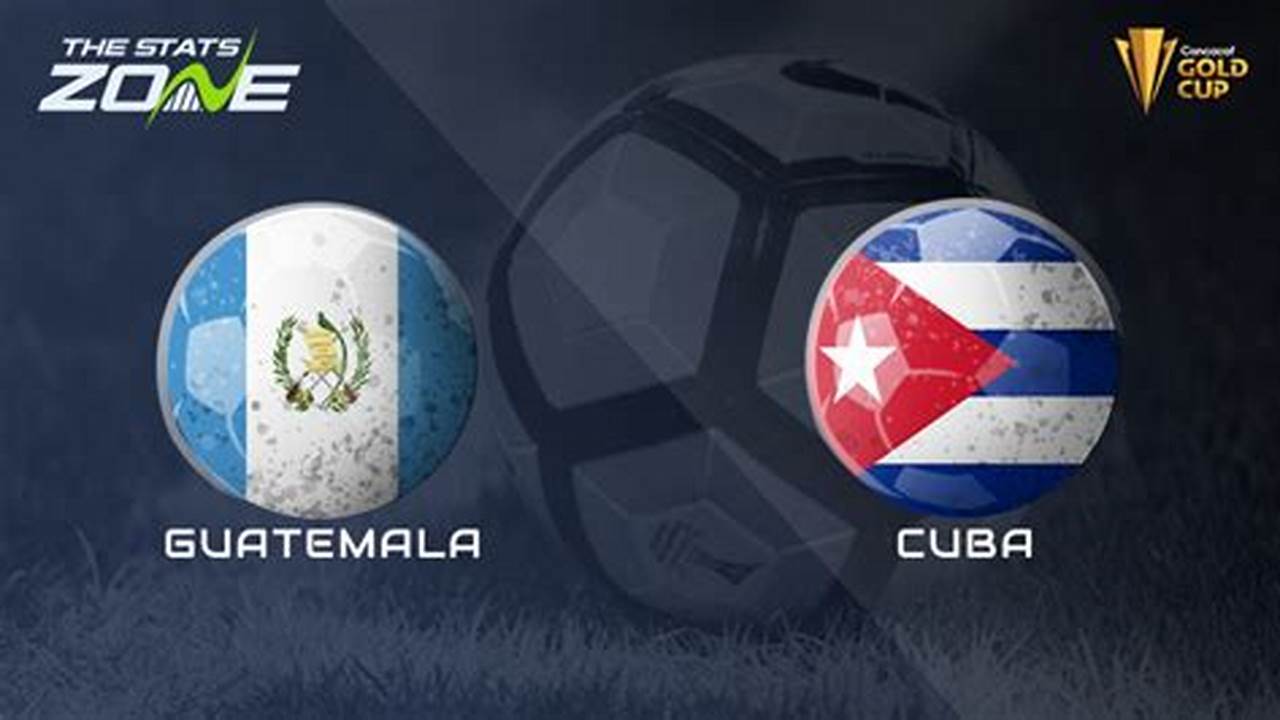 Check Out The Highlights Of The Thrilling Guatemala Vs Cuba Match From The Concacaf Gold Cup 2023., 2024