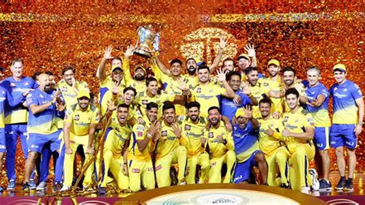 Chennai Super Kings Are The Defending Champions, Having Won Their Fifth Title During The Previous Season, 2024