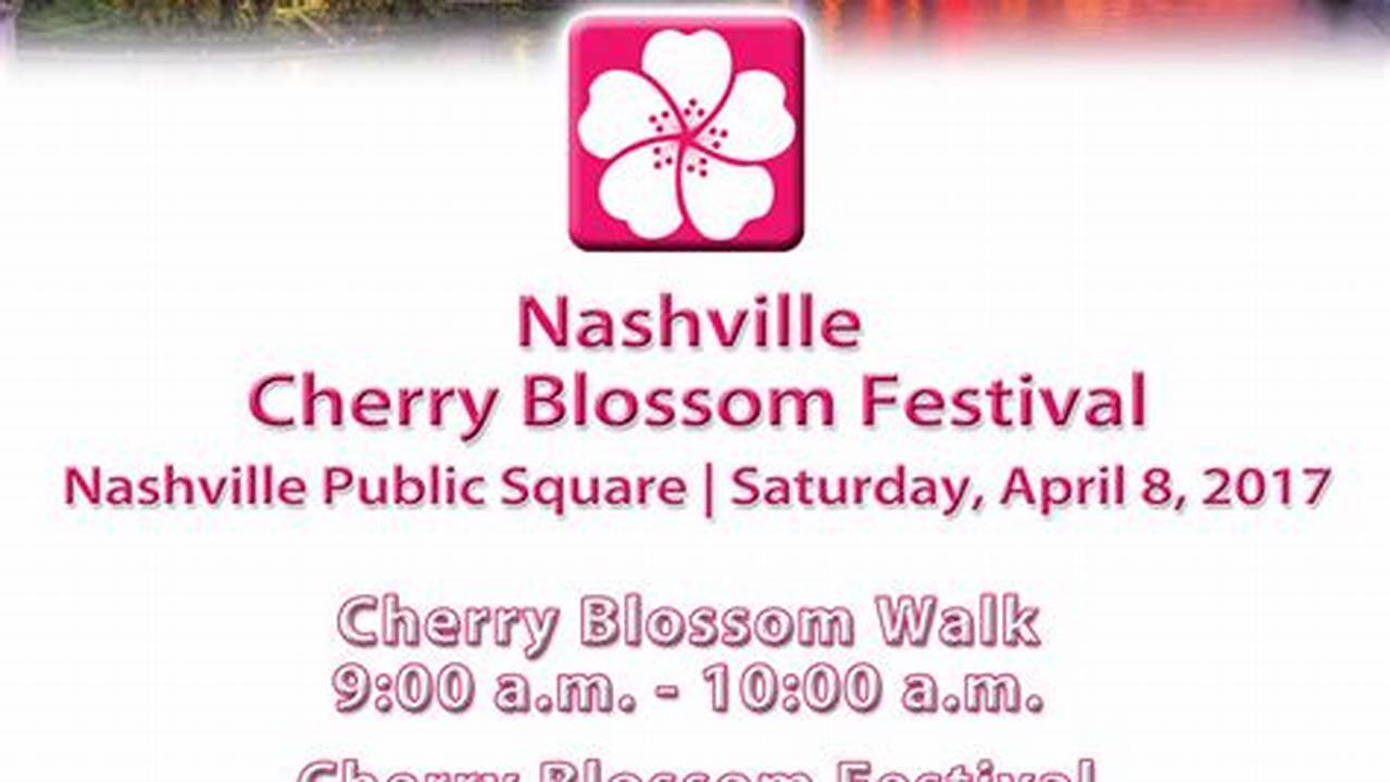 Cherry Blossom Festival 2024 Nashville Tn