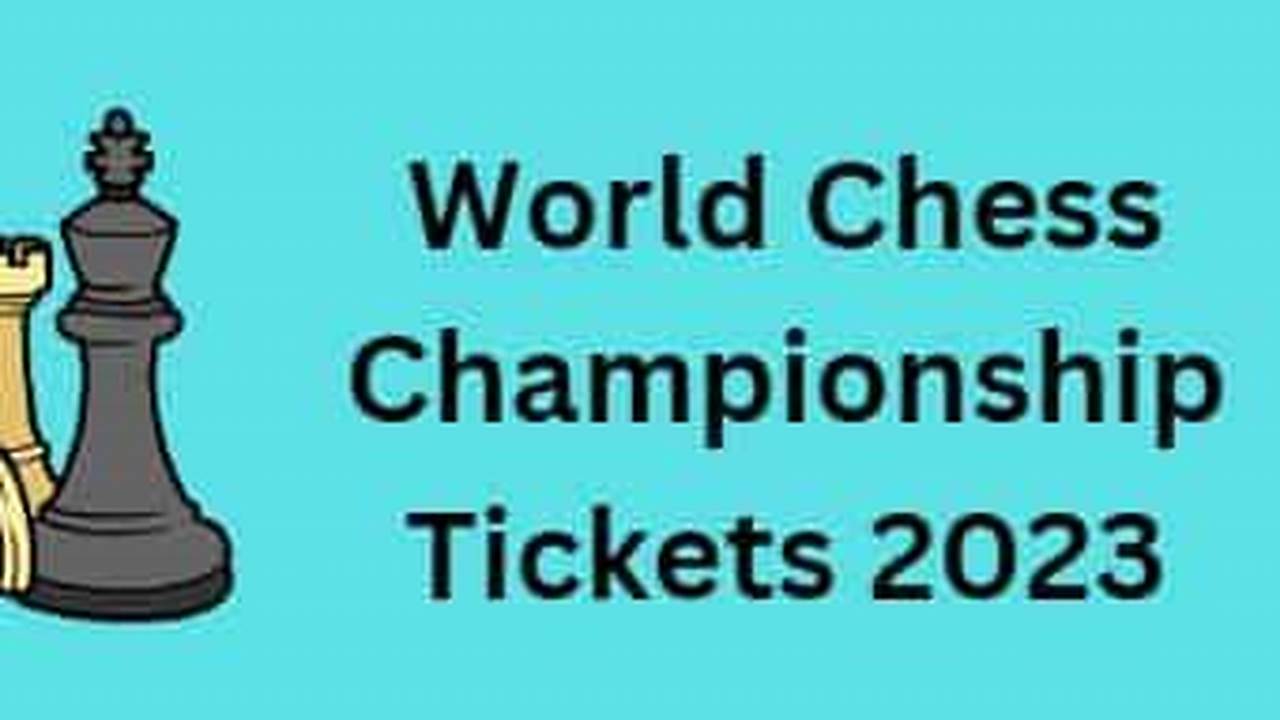 Chess Championship 2024 Kenya Tickets