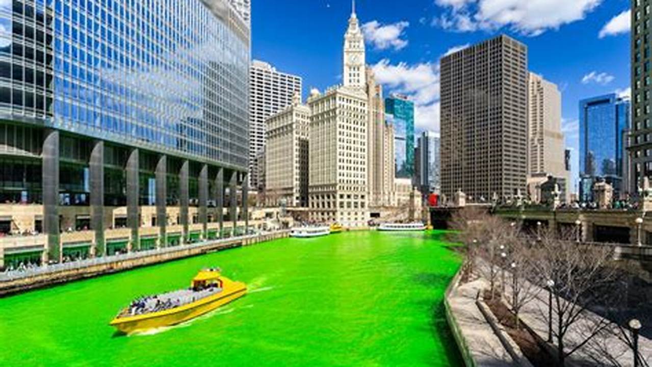 Chicago St Patrick's Day 2024 River Dye