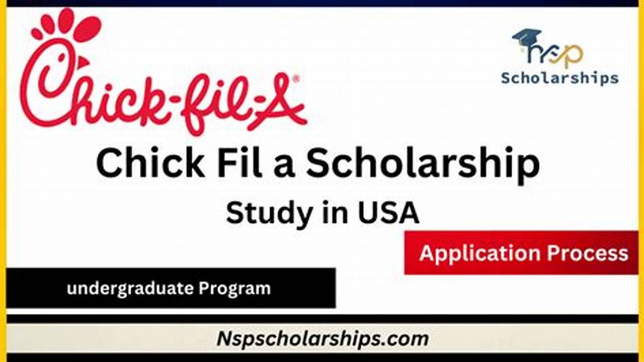 Chick Fil A Scholarship 2024