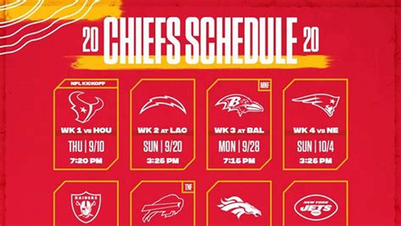Chiefs Broadcast Schedule 2024