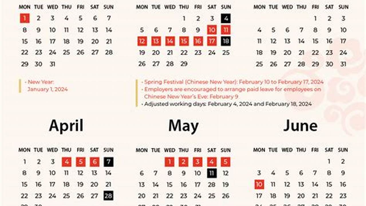 China Public Holiday 2024 Schedule