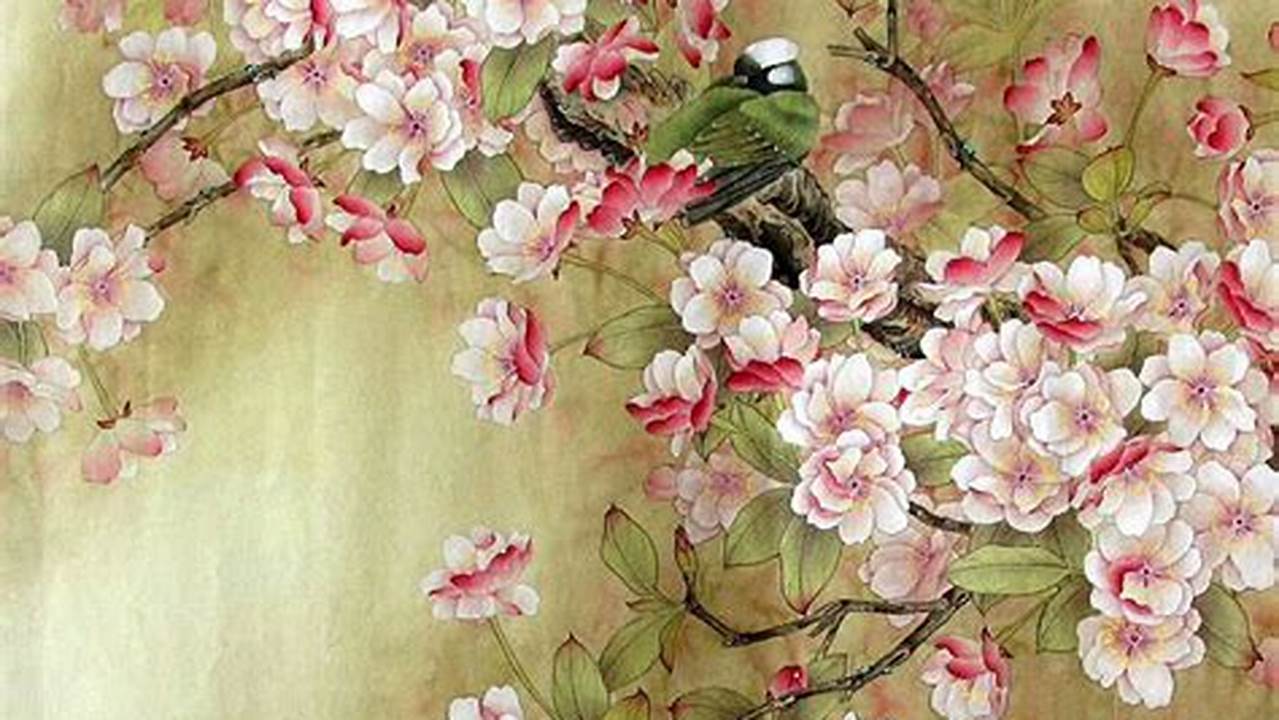 Chinese Cherry Blossom Art