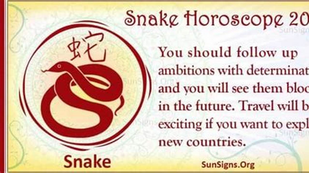 Chinese New Year 2024 Snake Predictions