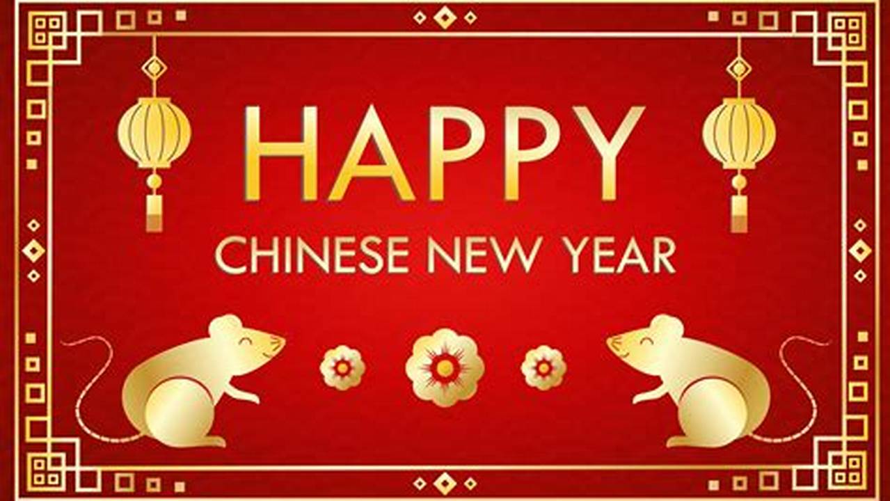 Chinese New Year Greeting Card 2024