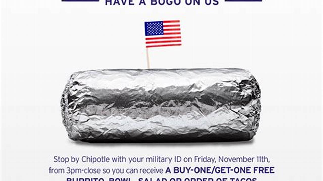 Chipotle Veterans Day 2024