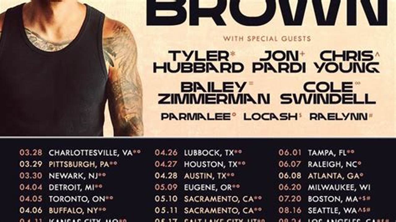Chris Brown May 2024 Tour Dates