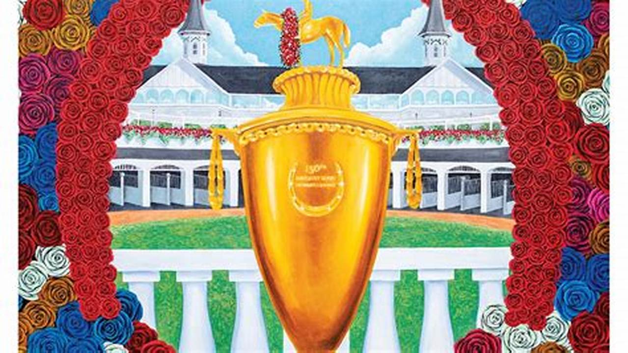 Churchill Downs Today Released The 2024 Official Art Of The Kentucky Derby By Kentucky Artist, Wylie Caudill., 2024