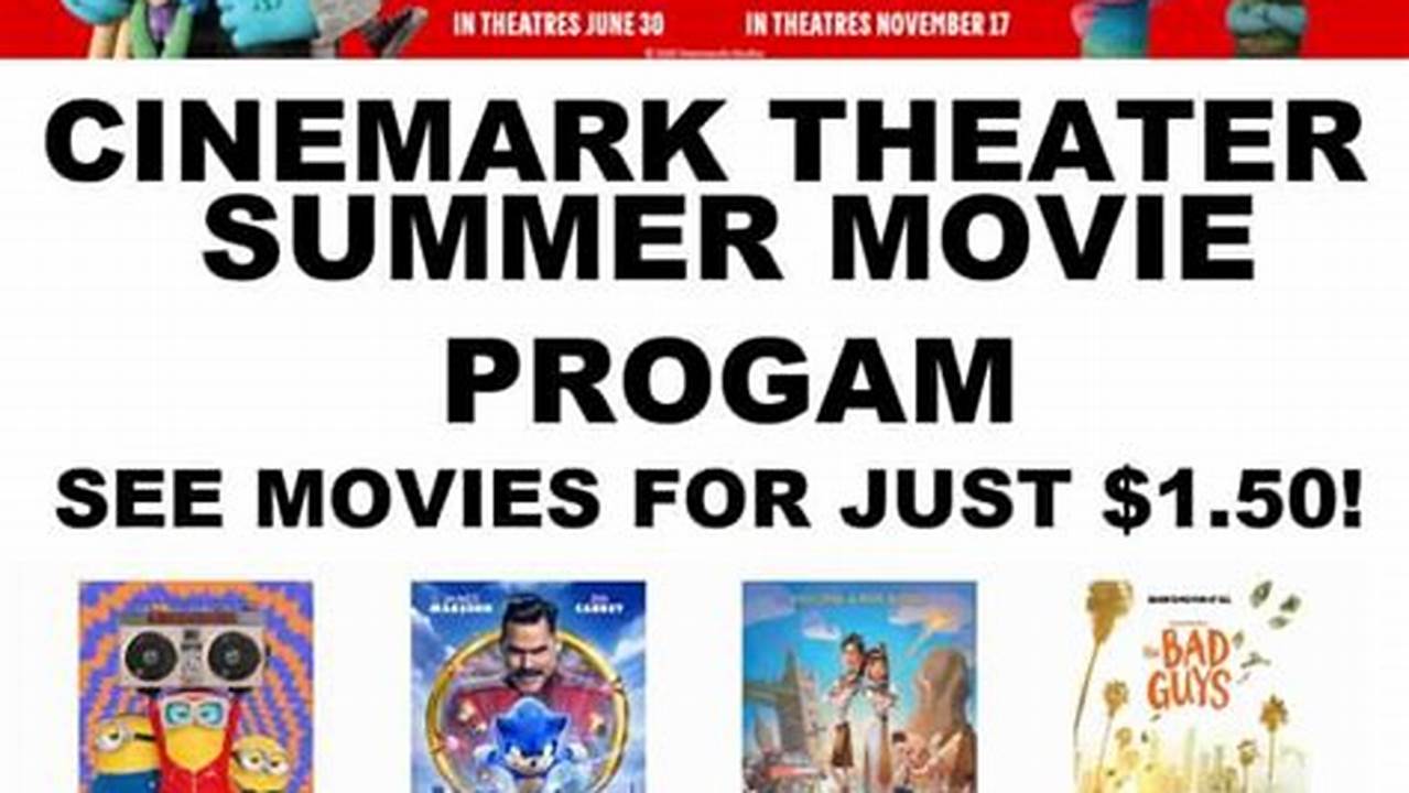 Cinemark Upcoming Movies 2024