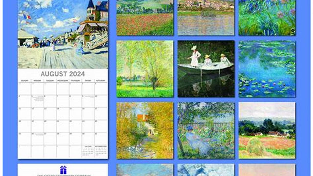 Claude Monet 2024 Calendar Google Drive