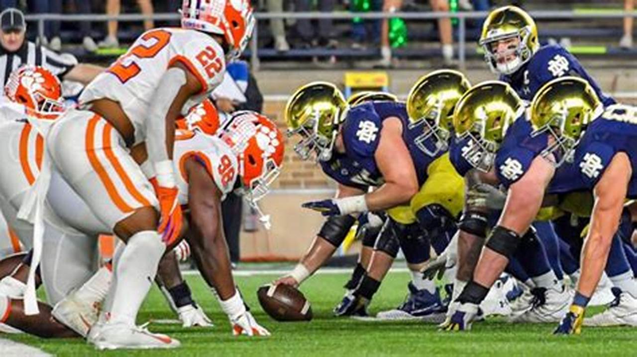 Clemson Vs Notre Dame 2024 Time