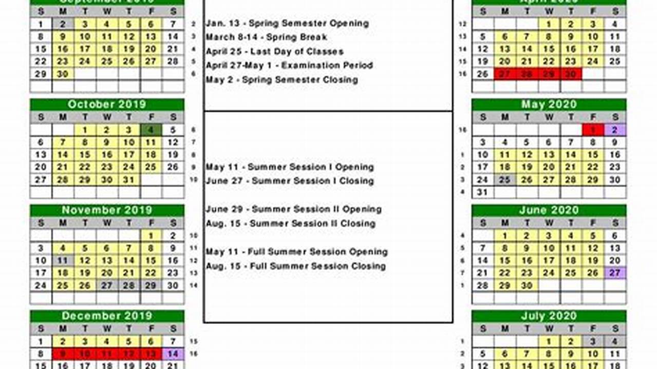 Cleveland State Calendar Spring 2024