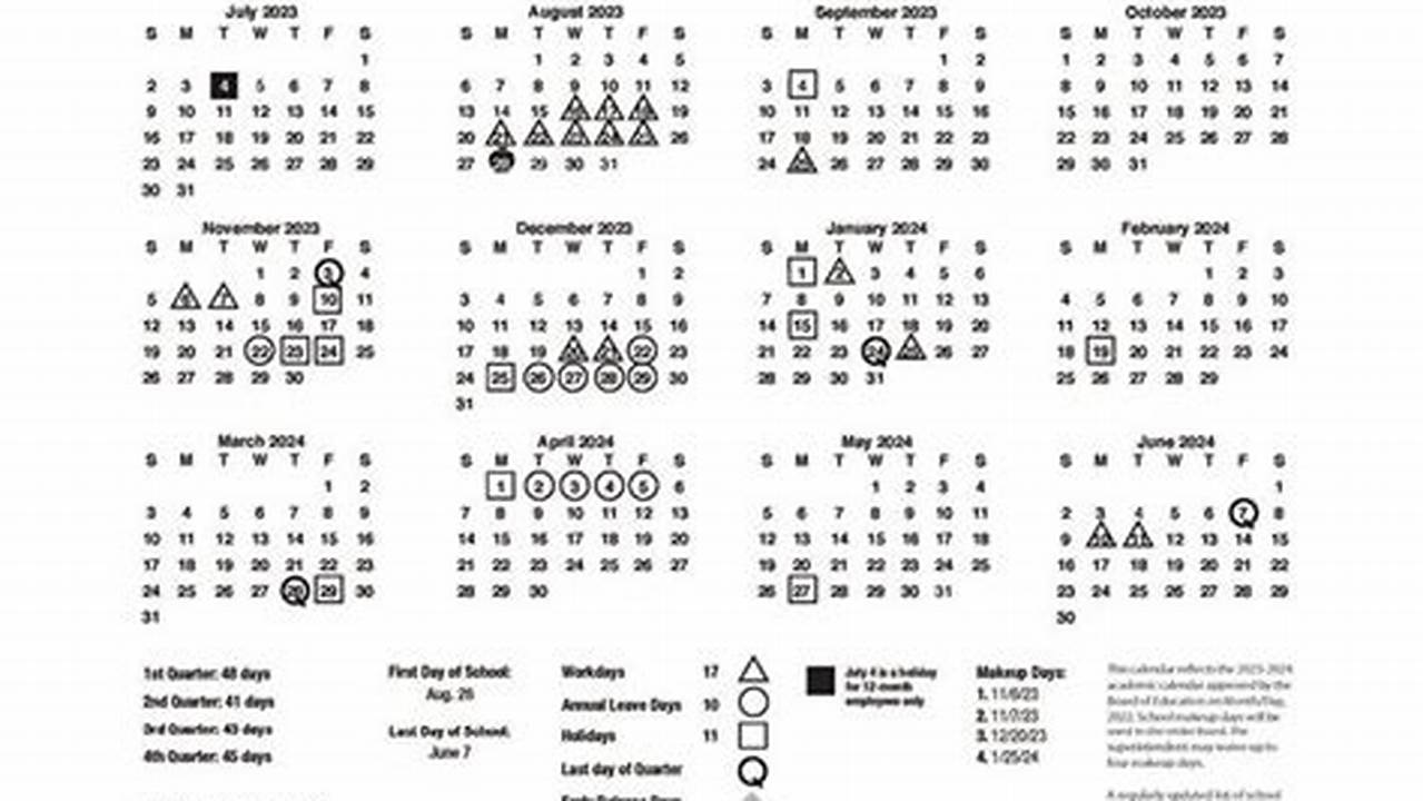 Cms Calendar 2024-25