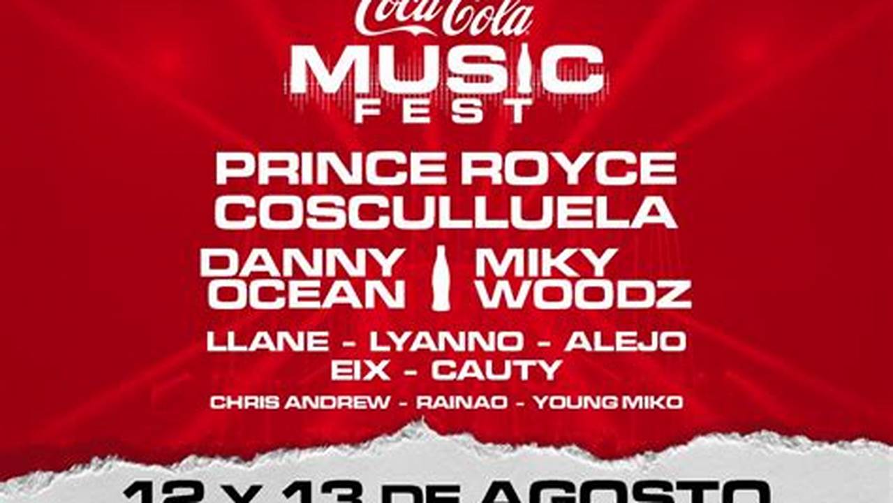 Coca Cola Music Festival 2024