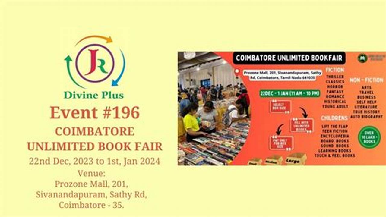 Coimbatore Book Fair 2024
