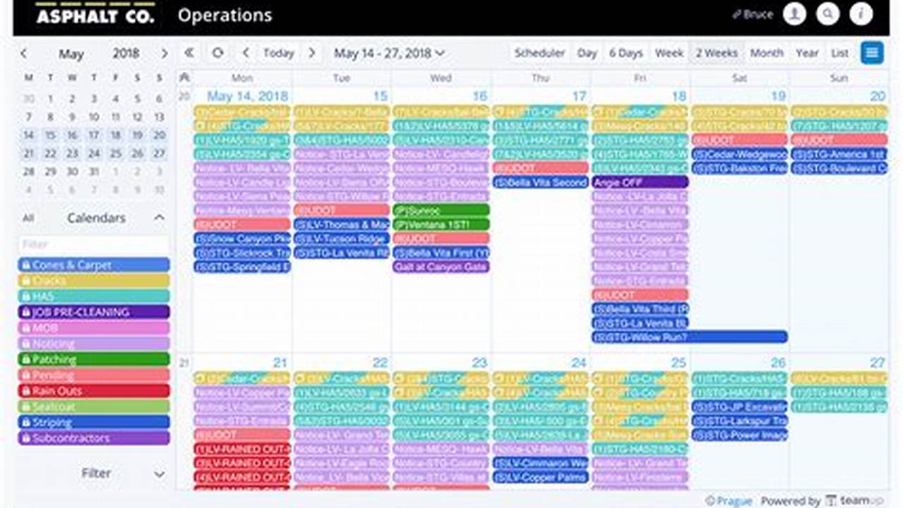 Collaboration, Calender Template