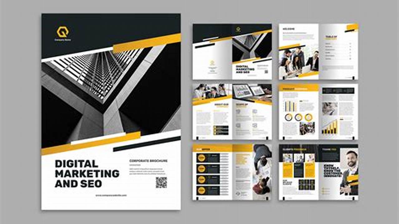 Collaboration Tools, Brochure Template