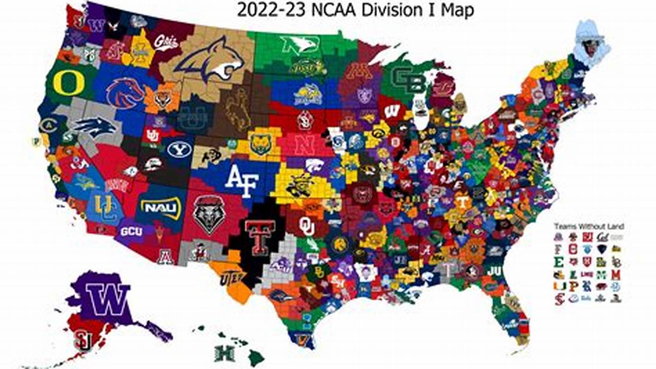 College Football Map 2024