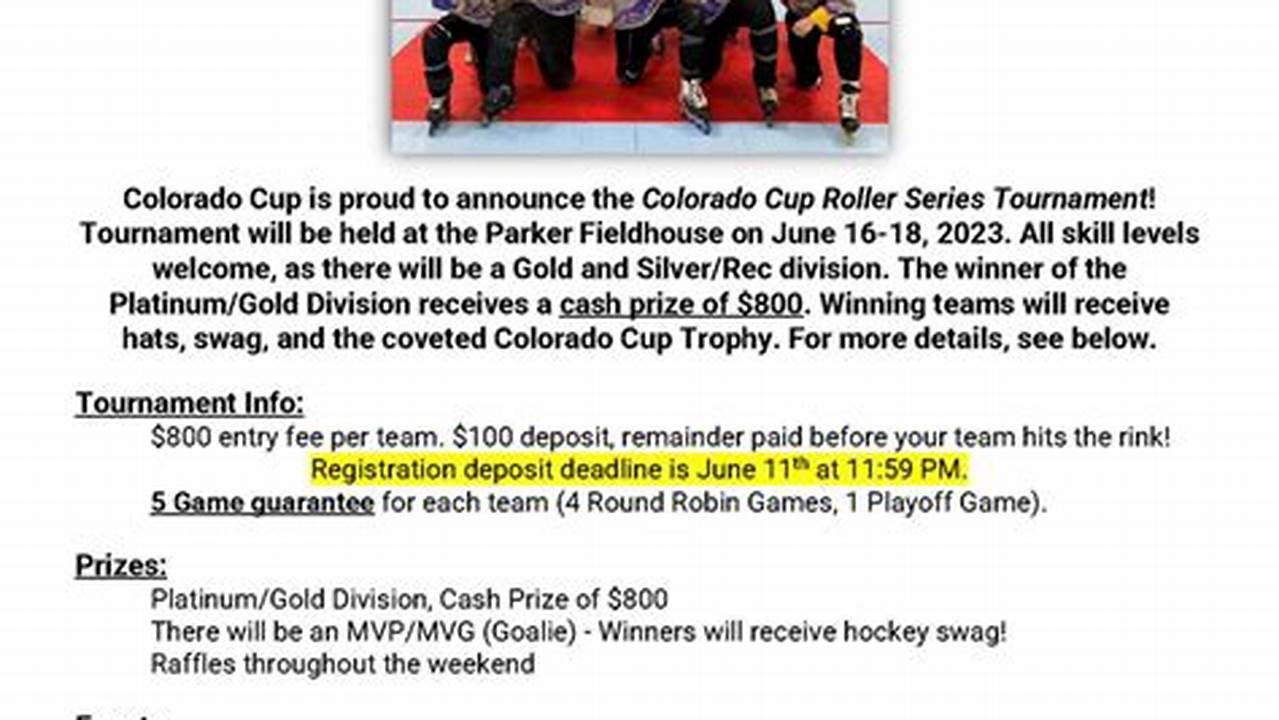 Colorado Cup Hockey Tournament 2024