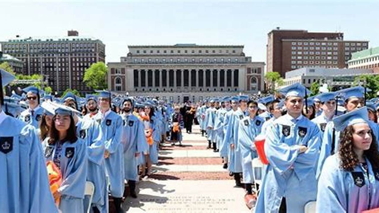 Columbia University Masters Graduation 2024