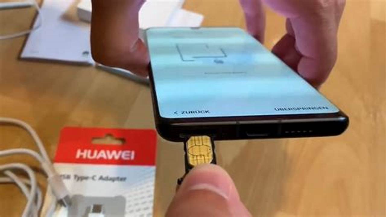 Comment Enlever La Carte Sim D'Un Téléphone Huawei
