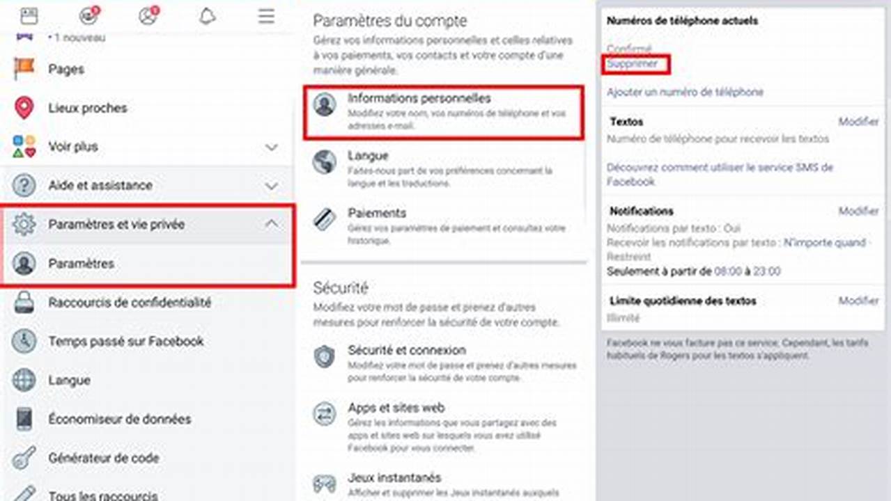 Comment Supprimer Le Numéro De Téléphone Sur Facebook