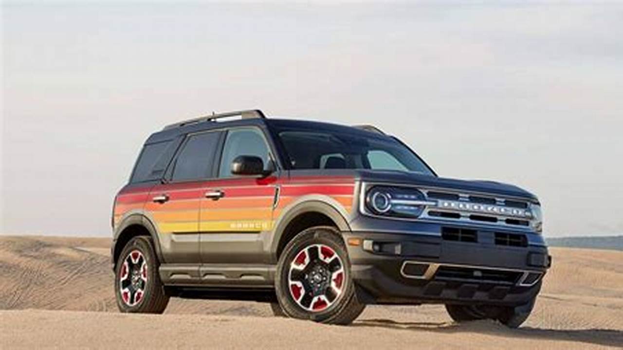 Compare The 2024 Ford Bronco Sport With The 2024 Nissan Rogue, 2024