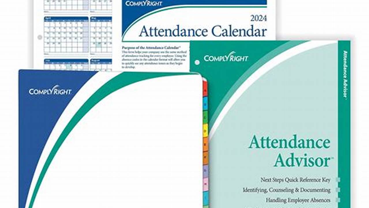 Complyright 2024 Attendance Calendar Kit