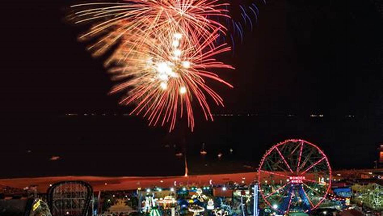 Coney Island Fireworks 2024