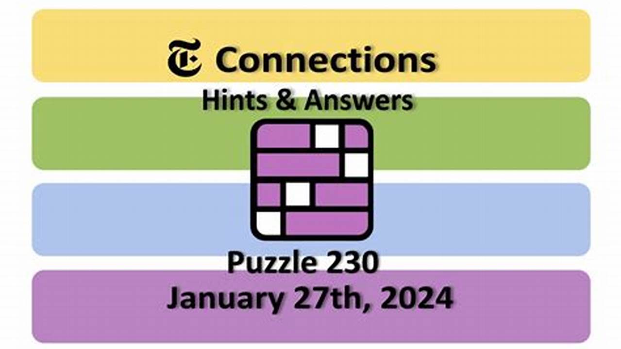 Connections January 4 2024 Pdf