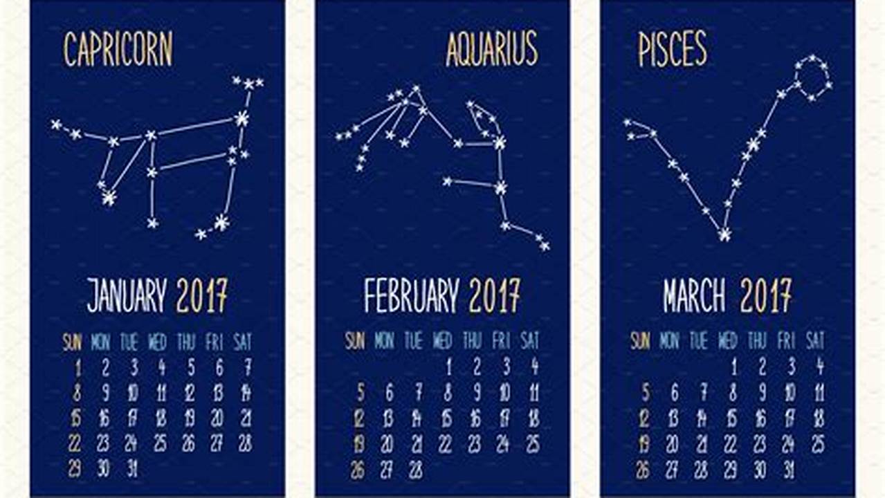 Constellation Calendar 2024