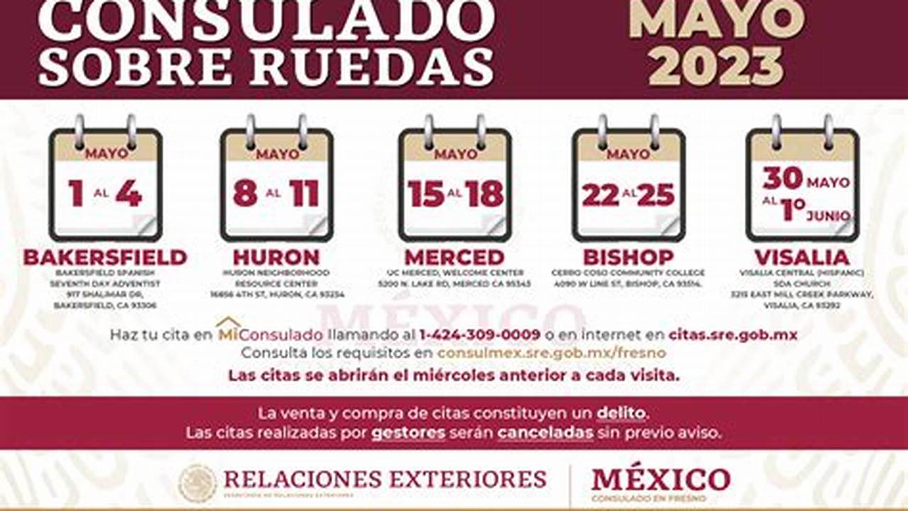 Consulado Mexicano Sobre Ruedas 2024