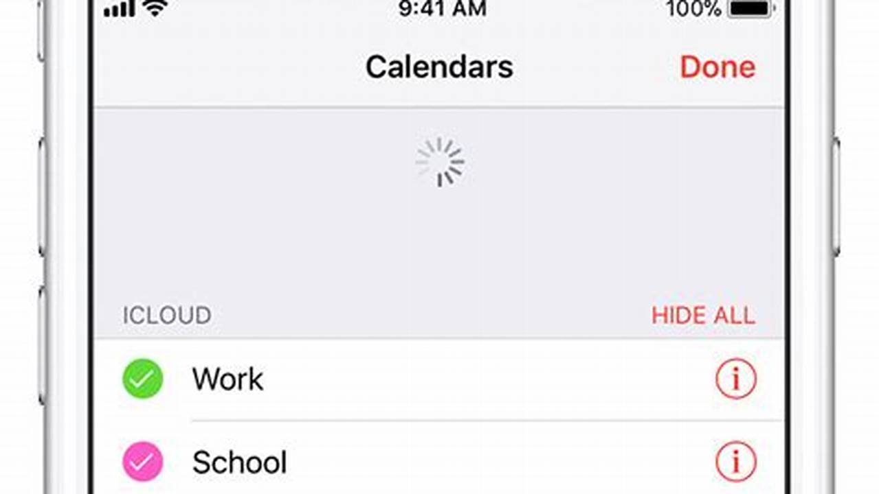 Contacts Calendar Iphone