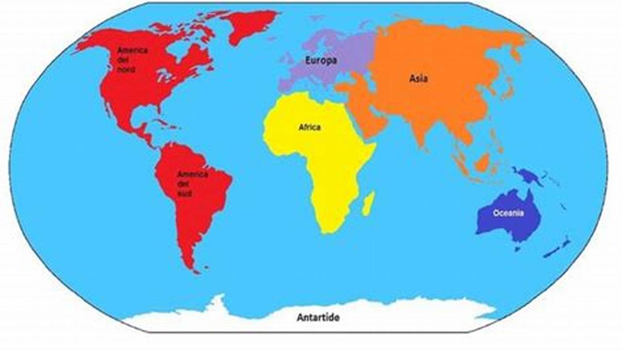 Scopri i Continenti del Mondo: Cosa Sono, Quanti Sono e Quali Sono!