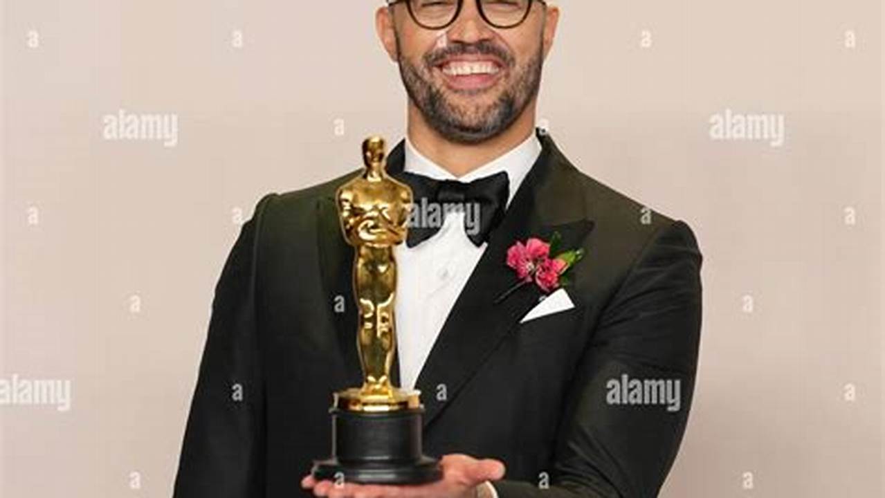 Cord Jefferson, Winner Of The Best Adapted Screenplay Award For American Fiction, In The Press Room During The 96Th Annual Academy Awardsin Hollywood, Ca,., 2024