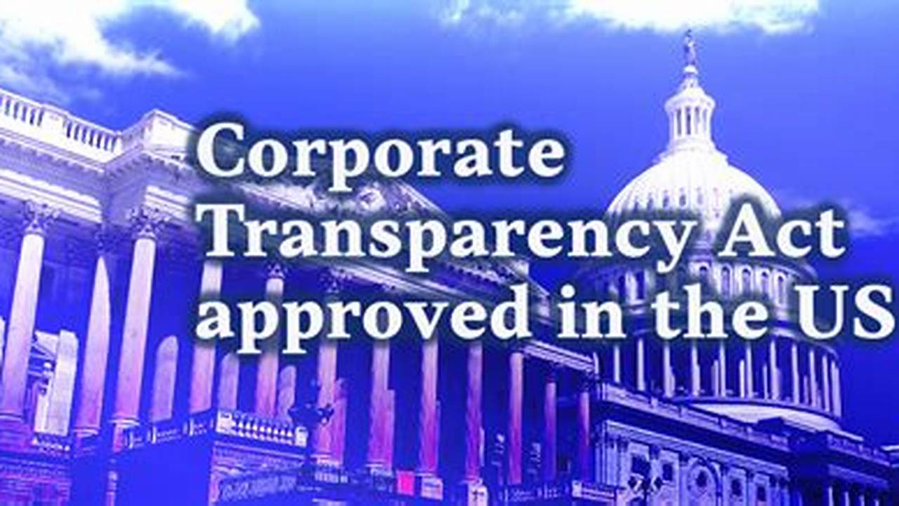 Corporate Transparency Act 2024 Michigan