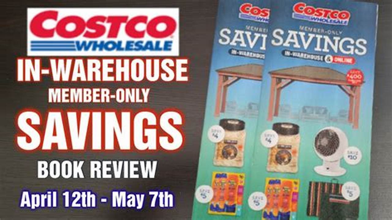 Costco Warehouse Savings October 2024