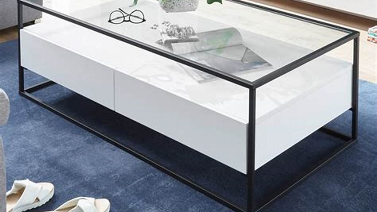 Couchtisch Weiß Glas: Eleganz und Modernität für Ihr Wohnzimmer