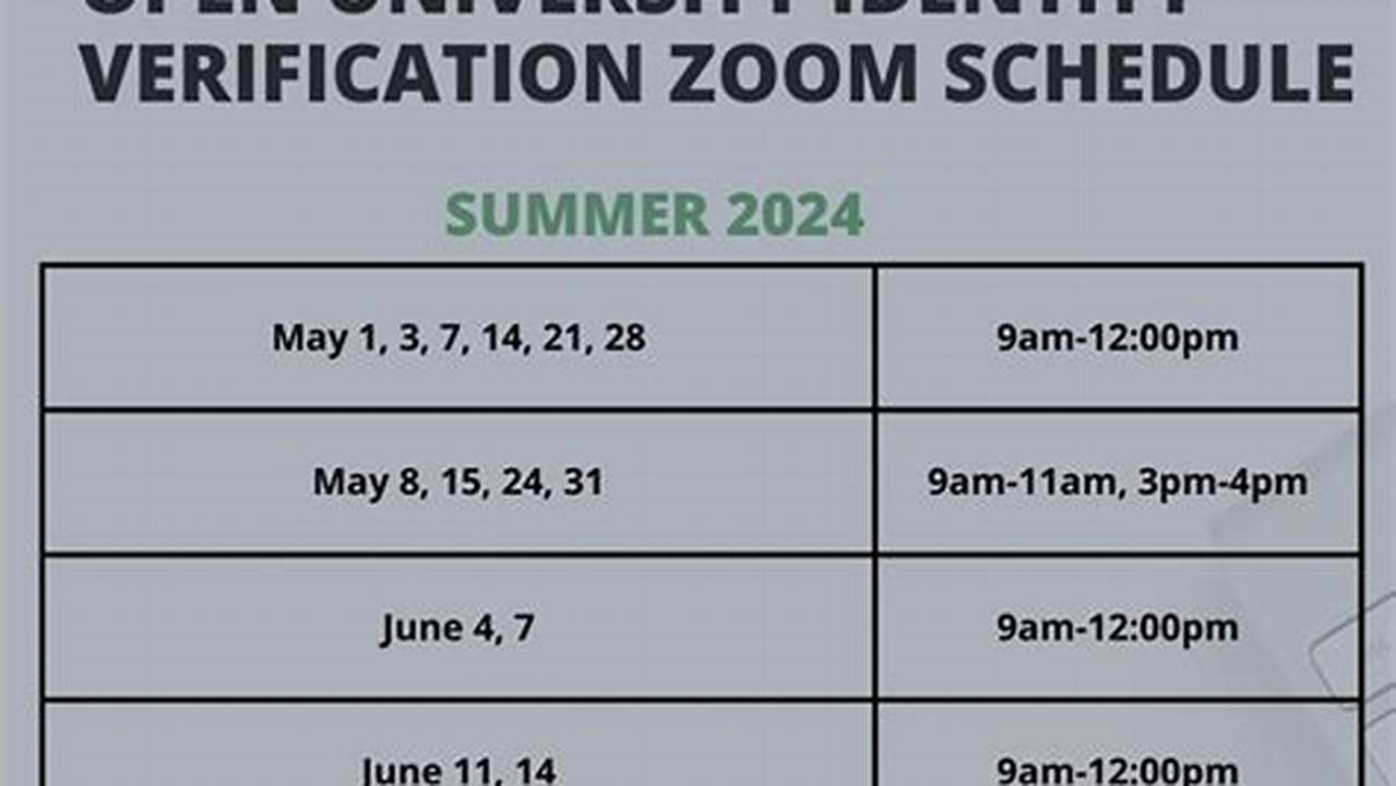 Cpp Summer 2024 Schedule