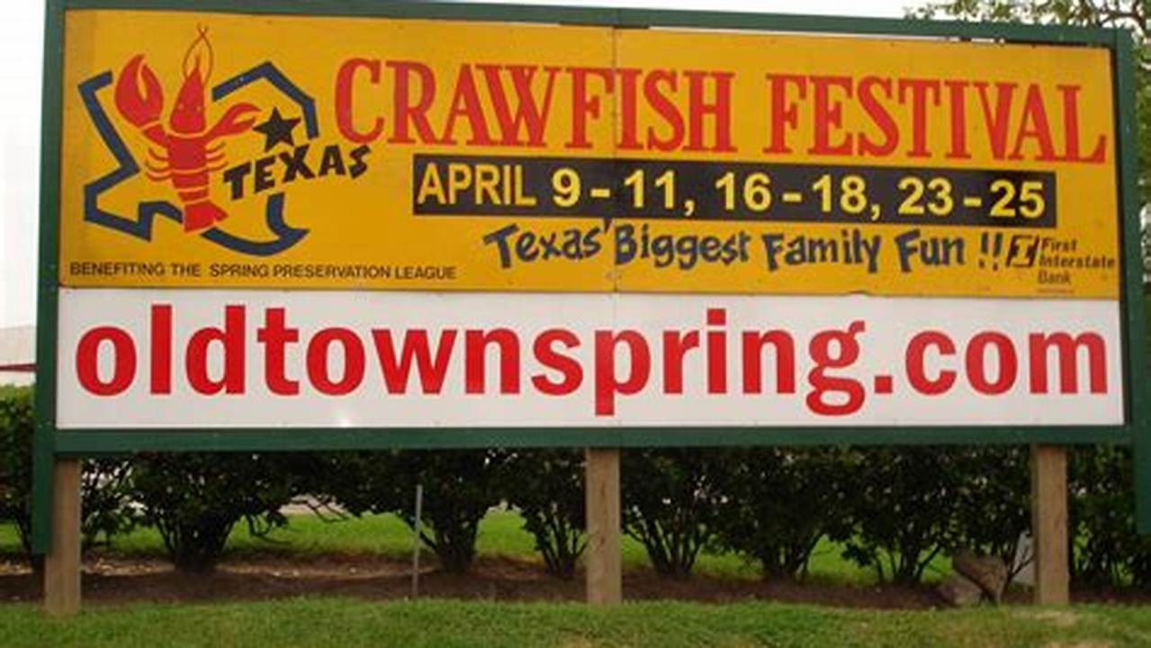 Crawfish Festival 2024 Old Town Spring