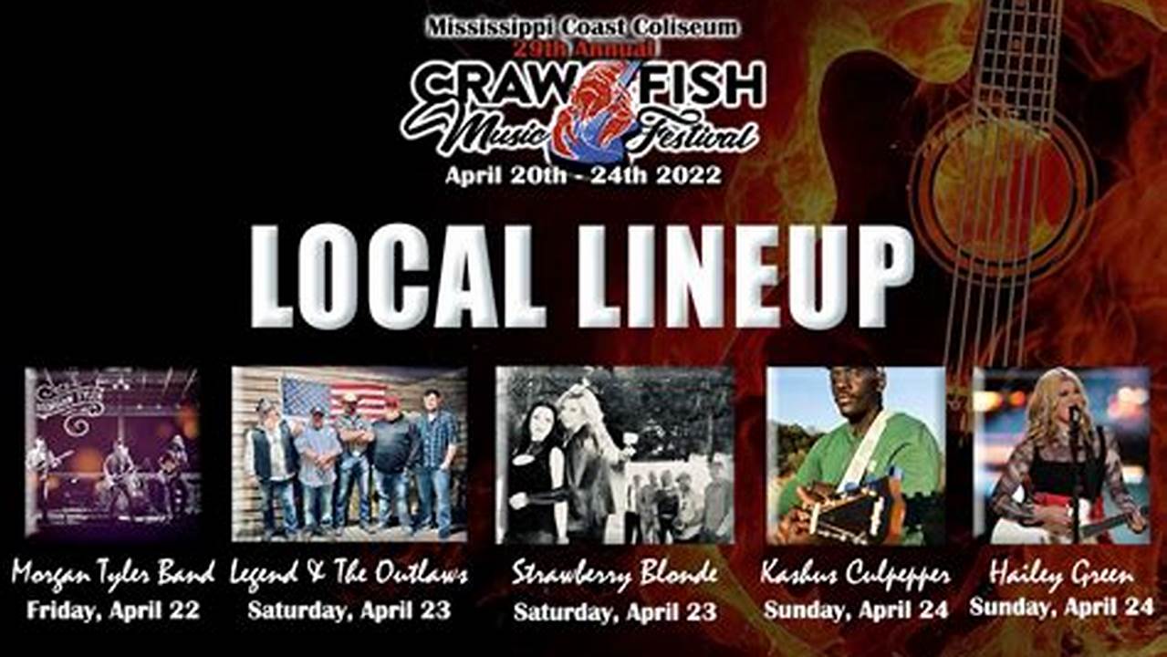 Crawfish Music Festival 2024 Lineup