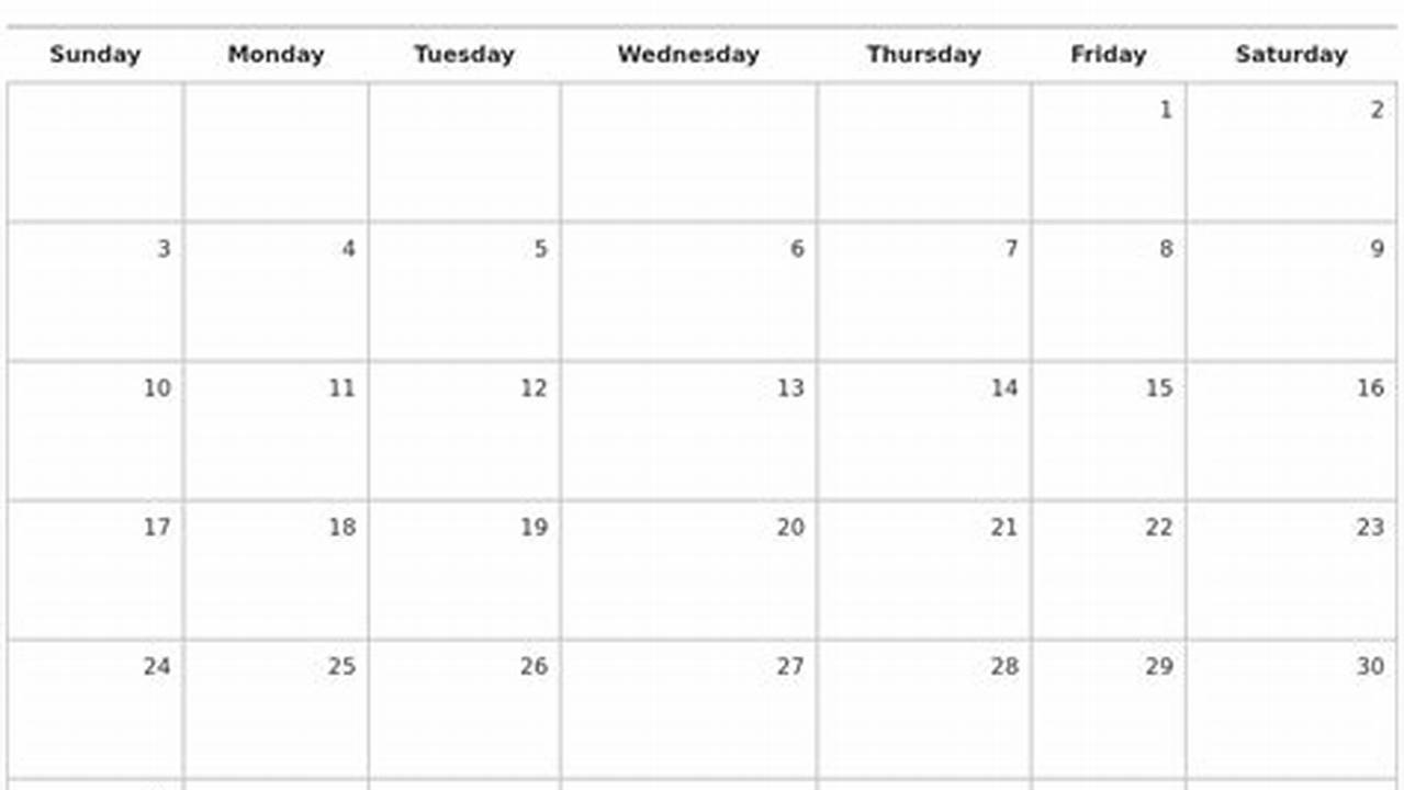 Create A Blank March Monthly Calendar., 2024
