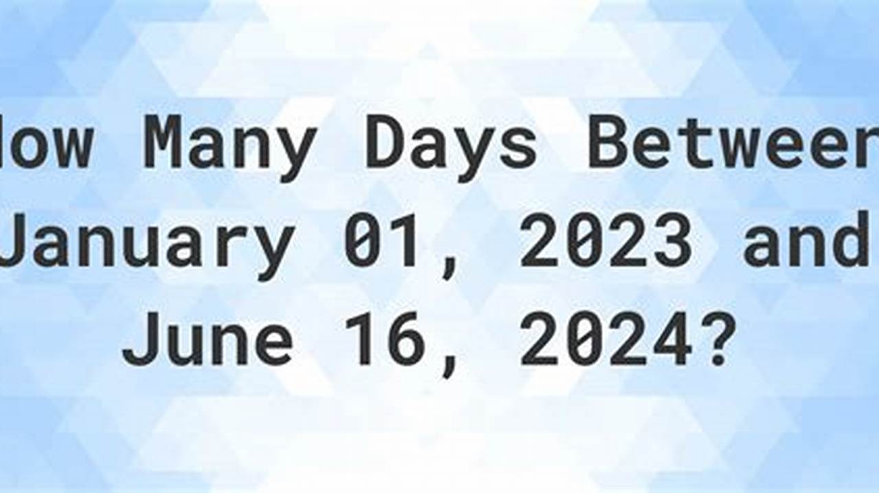 Create A Countdown For June 16, 2024., 2024