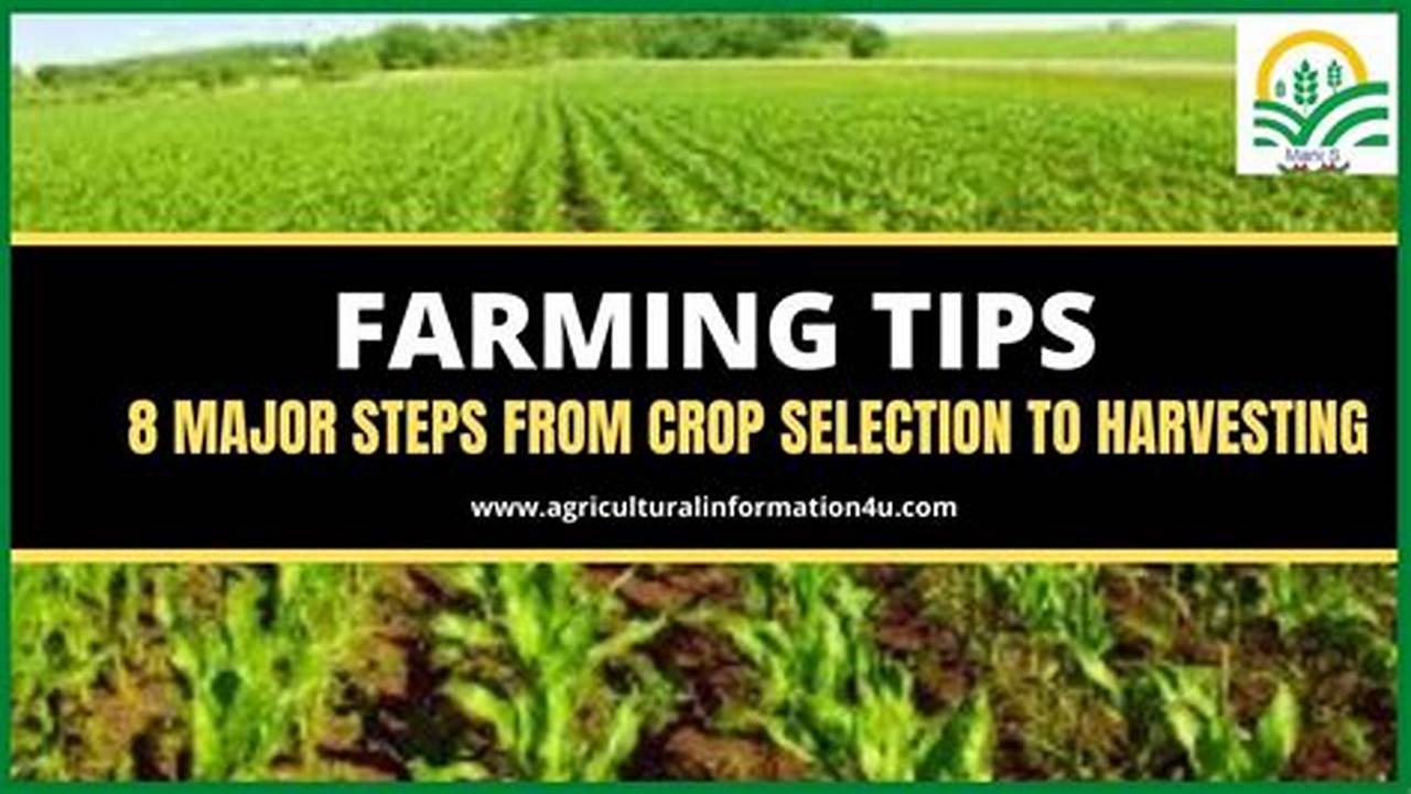 Crop Selection, Farming Practices