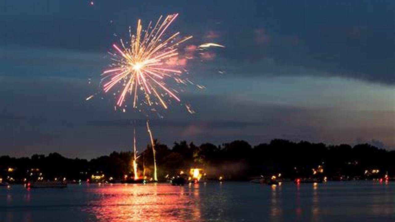 Crystal Lake Michigan Fireworks 2024