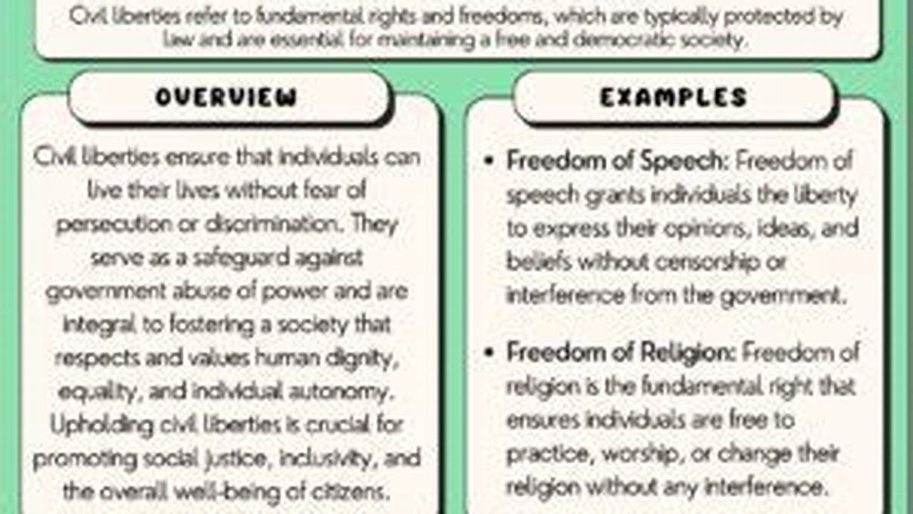 Current Civil Liberties Issues 2024